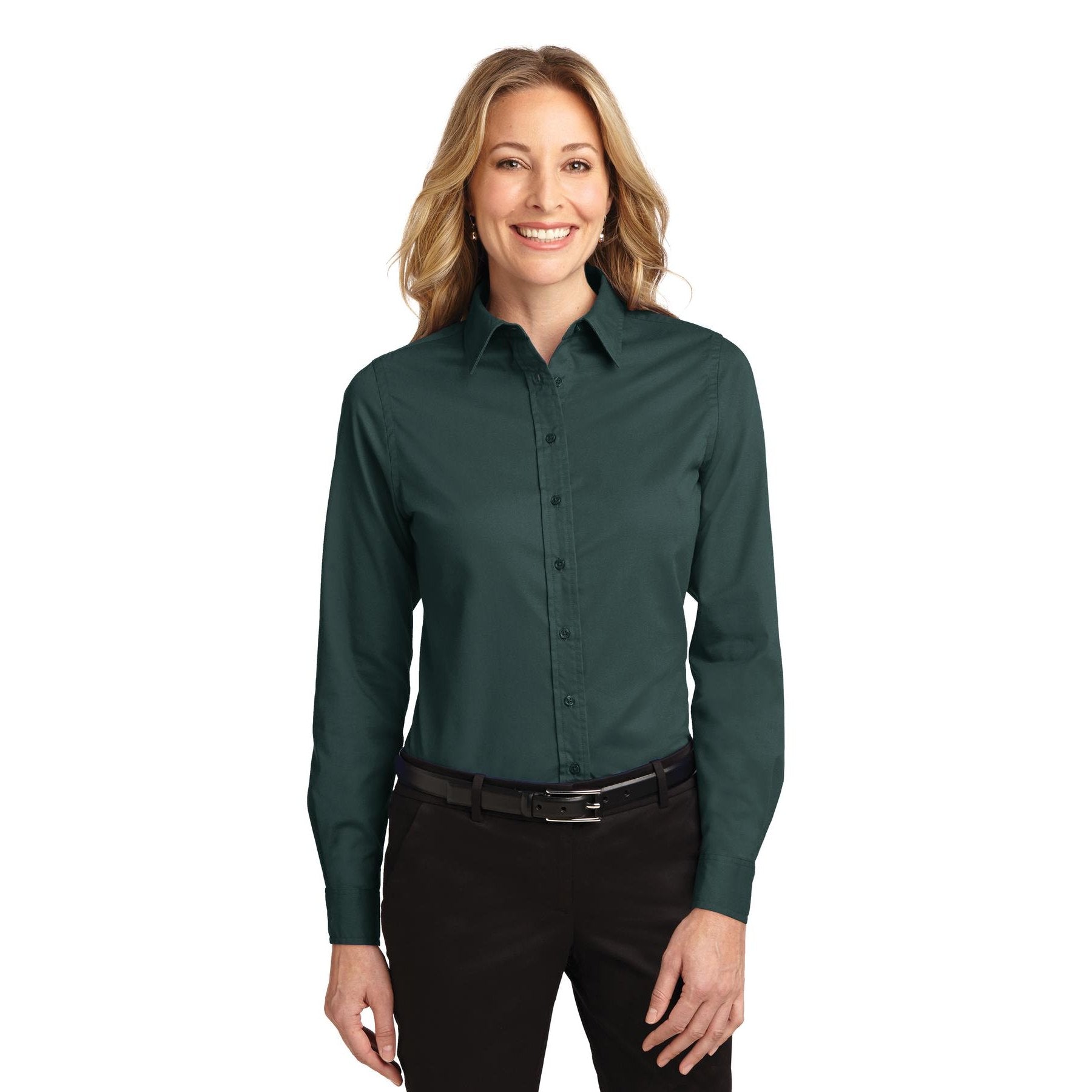 Port Authority-Port Authority® Women's Long Sleeve Easy Care Shirt. L608-MedTech-6